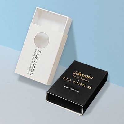 Custom Logo Seife Blumen Geschenkboxen Druck Seife Paket Papierbox mit klarem Fenster