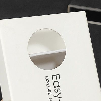 Custom Logo Seife Blumen Geschenkboxen Druck Seife Paket Papierbox mit klarem Fenster