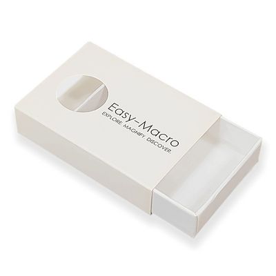 Persönliche Schwarz-Weiß Papier Streichhölzer Stil Schublade Geschenkbox Verpackung Custom Streichhölzer Box