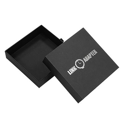 Personalisiertes Logo Modedesign Kartonuhr Lagerfach Schublade mit Sponge Liner