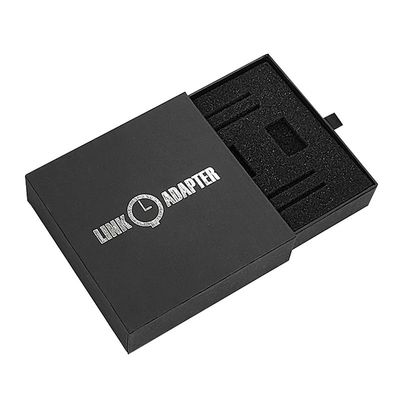 Personalisiertes Logo Modedesign Kartonuhr Lagerfach Schublade mit Sponge Liner