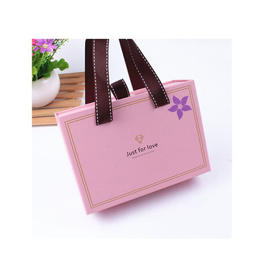Kleine Schublade Verpackungskiste Papier Geschenktaschen mit Bandgriffe