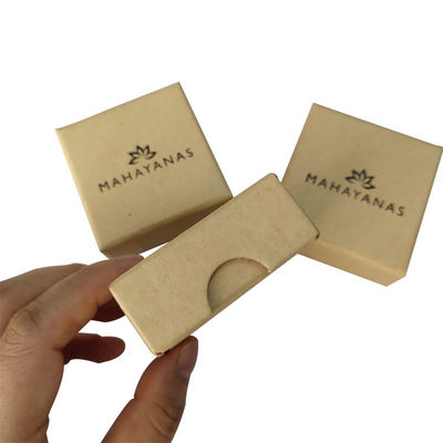 Dauerhafte und stilvolle Kartonverpackungsbox Schmuck Hochzeitsring Papierbox