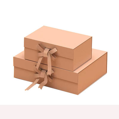 Luxusmagnetische Verpackungskiste Buchförmige Papier-Clamshell-Geschenkbox