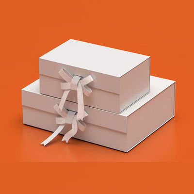 Luxusmagnetische Verpackungskiste Buchförmige Papier-Clamshell-Geschenkbox