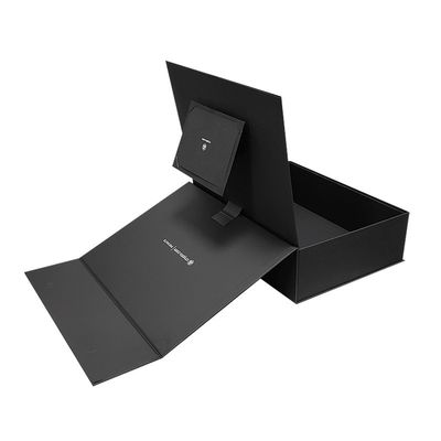 Buchform starre Klappbox Magnetdeckel Luxus-Faltpapier Geschenkbox