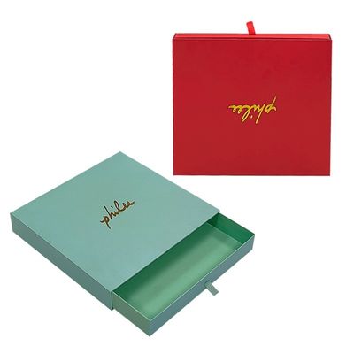 Luxuskarton-Brieftasche Verpackung Box Schublade Papier Geschenkbox Verpackung Custom Logo