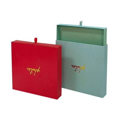 Luxuskarton-Brieftasche Verpackung Box Schublade Papier Geschenkbox Verpackung Custom Logo