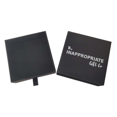 Matte schwarze Papier-Geschenk-Packung Box Custom für Schmuck Uhren Brille