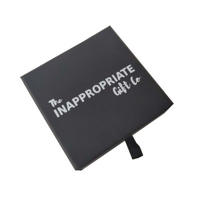 Matte schwarze Papier-Geschenk-Packung Box Custom für Schmuck Uhren Brille