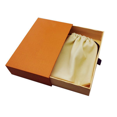 Beschichtetes Papier Luxus-Slide-Schublade-Box Schmuck Verpackungskiste mit Kunden-Logo FSC zertifiziert