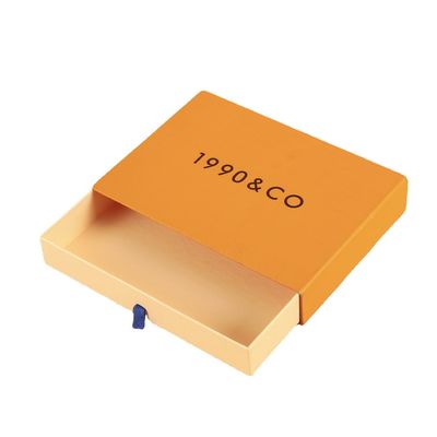 Beschichtetes Papier Luxus-Slide-Schublade-Box Schmuck Verpackungskiste mit Kunden-Logo FSC zertifiziert