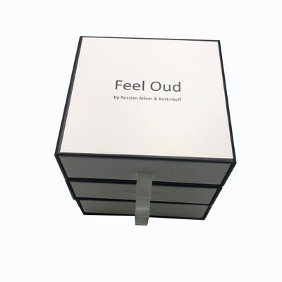 Recycling Schiebe-Stil Karton Papier Verpackung Geschenk Schublade Box mit Matt Lamination