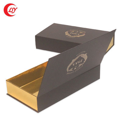Goldverpackung Schwarzer roter Kaviar Zinnglas Geschenk-Set mit Kartonverpackung und Hülle