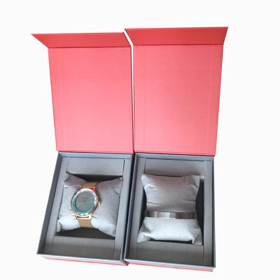 Custom Logo Schmuck Geschenkverpackungskiste mit Samt-Einsatz in Matt oder glänzende Lamination