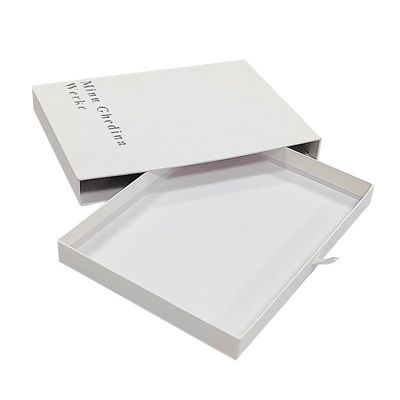 Kerzenverpackungskiste mit Texturmuster und Logo 157 g Kunstpapier 1000 g Karton
