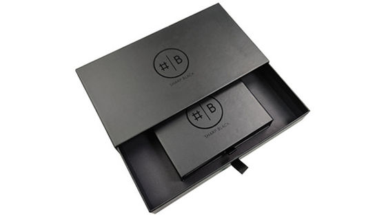 ISO9001-qualifizierte matte schwarze Halskette für kundenspezifische Verpackungen CMYK/PANTONE