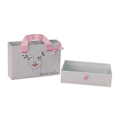 Andere Karton-Logo-Druck Luxus-Brieftasche Karton-Slide-Boxen mit Bandgriff