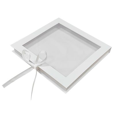 Umweltfreundliche Magnet-Flap-Karton-Halsbandverpackung mit durchsichtigem Fenster