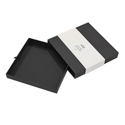 Schmuckpapier Schublade Verpackungskiste Schwarze Schiebebox Verpackungskisten Custom Logo