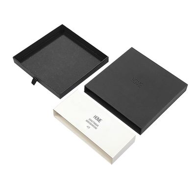 Schmuckpapier Schublade Verpackungskiste Schwarze Schiebebox Verpackungskisten Custom Logo