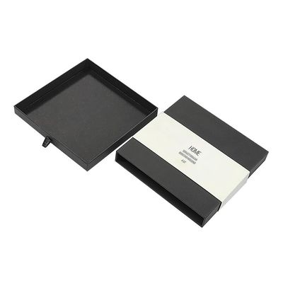 Schmuckpapier Schublade Verpackungskiste Schwarze Schiebebox Verpackungskisten Custom Logo