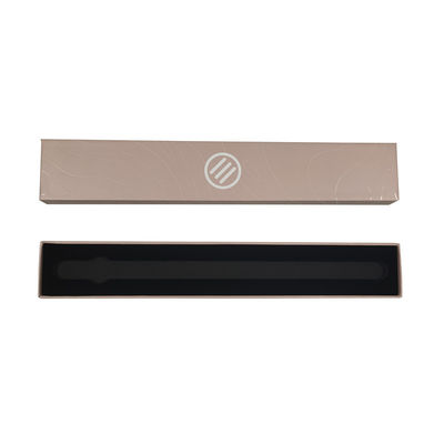 Tischgeschirr High-End Schwarze Textur Luxus-Box mit benutzerdefiniertem Logo und Silberfolie Stamping