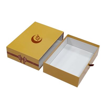 Schwarze Schubladen Geschenkboxen für benutzerdefiniertes Logo Seidenschals Unterwäsche Socken Unterwäsche Verpackung