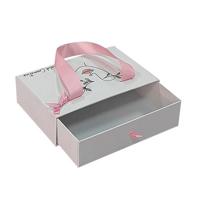 Pelz Seiden Schal Unterwäsche Socken Höschen Verpackung Schieberegler Schublade Paket mit Griff