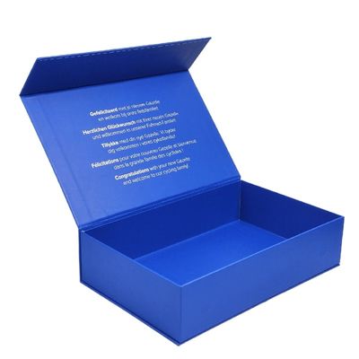 Custom Screen Printing Logo Plain Weiß Magnetische Klappgeschenkbox für Ihre Anforderungen