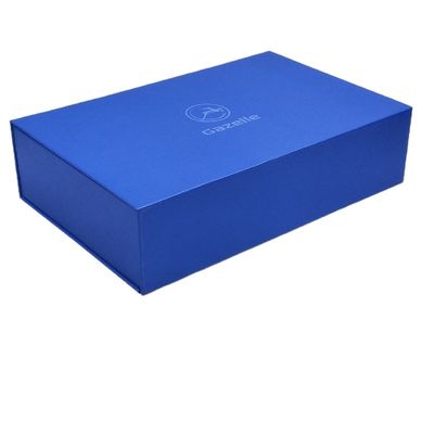 Custom Screen Printing Logo Plain Weiß Magnetische Klappgeschenkbox für Ihre Anforderungen