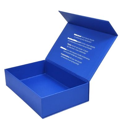 Custom Screen Printing Logo Plain Weiß Magnetische Klappgeschenkbox für Ihre Anforderungen