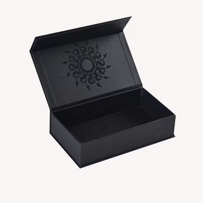 Magnetische Bücher-Form-Box, Parfümflasche, Verpackungspapier-Geschenk-Box mit PVC-Fenster