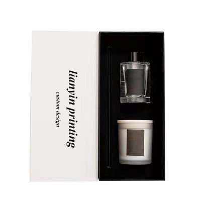 Fashion Luxury Haarbürste Schwarze Geschenkbox Set mit EVA Schaumstoff und Goldfolie Druck Handhabung