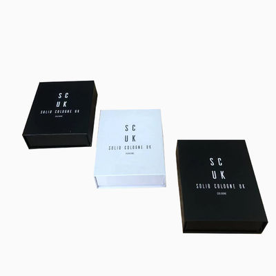 4C/UV/Lamination/Embossing/Stamping Finish Custom Magnetische Buchform-Box für Parfüm