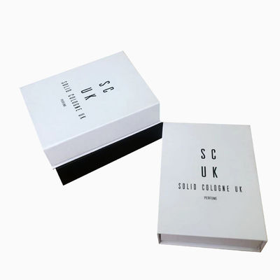 4C/UV/Lamination/Embossing/Stamping Finish Custom Magnetische Buchform-Box für Parfüm