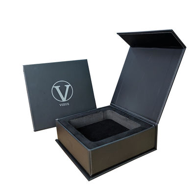 Andere Maßgeschneiderte Design Matte Schwarz Starrpapier Karton Geschenkverpackung Magnetkarton mit Schaumstoff