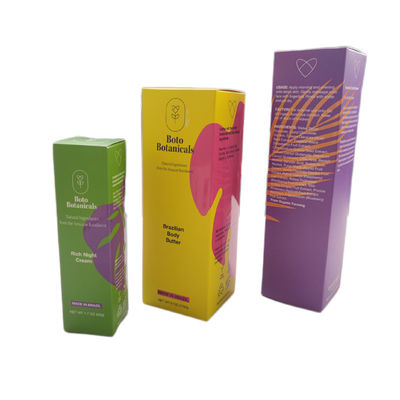 Matt Lamination Custom Geschenkbox Verpackung für Hautpflege Kosmetik High-End Mode Luxus