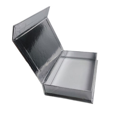 Pappe Elfenbein Weiß Silber Perle Magnetgeschenk-Box mit Logo Custom Packaging Druck