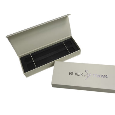 Einfache Elegante Custom Logo Druck Schwarze Uhr Gürtel Box Verpackung Papierbox
