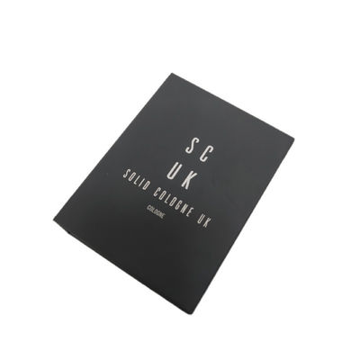 Custom Tin und Verpackungskiste für Luxus Schwarz-Weiß Solid Cologne für Männer Parfum