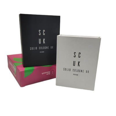 Custom Tin und Verpackungskiste für Luxus Schwarz-Weiß Solid Cologne für Männer Parfum