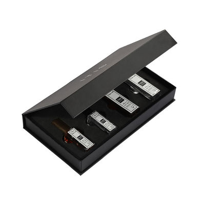 Maßgeschneiderte Bestellung Luxus starre Schachtel Kosmetikpapier Magnetisch verschließbare Verpackung Geschenkbox für Frauen