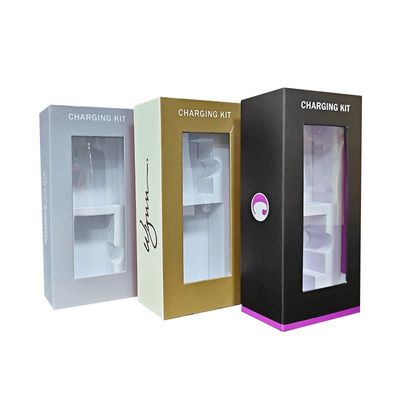 Luxuriöse Magnetgeschenkbox für Power Bank Ladekabel-Paket mit individuellem Logo