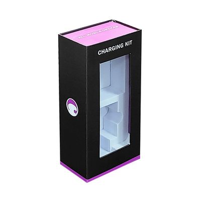 Luxuriöse Magnetgeschenkbox für Power Bank Ladekabel-Paket mit individuellem Logo