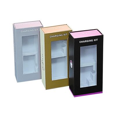 Luxuriöse Magnetgeschenkbox für Power Bank Ladekabel-Paket mit individuellem Logo
