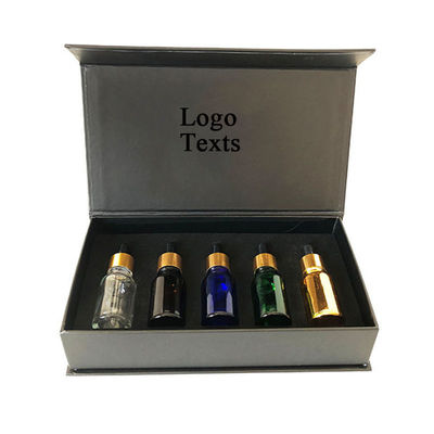 Recycelbares Kleinsortiment Buchform Parfüm Glasflasche Kosmetik Geschenkpakete