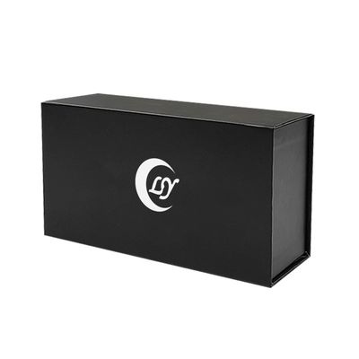 Goldfolie-Druck Rechteck Magnetgeschenk-Box Verpackung mit Schaumstoff-Einsatz und Umschlag