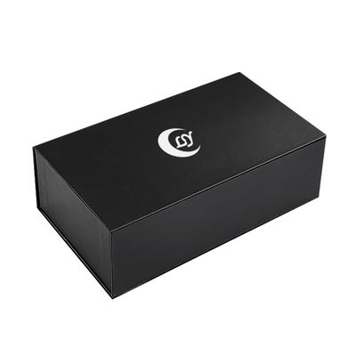 Goldfolie-Druck Rechteck Magnetgeschenk-Box Verpackung mit Schaumstoff-Einsatz und Umschlag