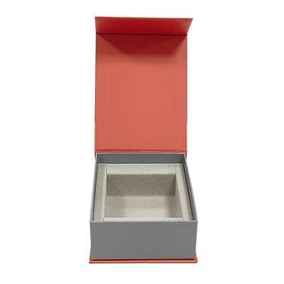 Handgefertigte, maßgeschneiderte, magnetische Buchform, Papier, starre Geschenkbox für die Verpackung von Uhrengurten
